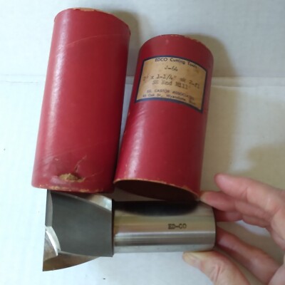 EDCO Cutting Tools 2'' x 1-1/4'' shank 2-flute high speed steel end mill