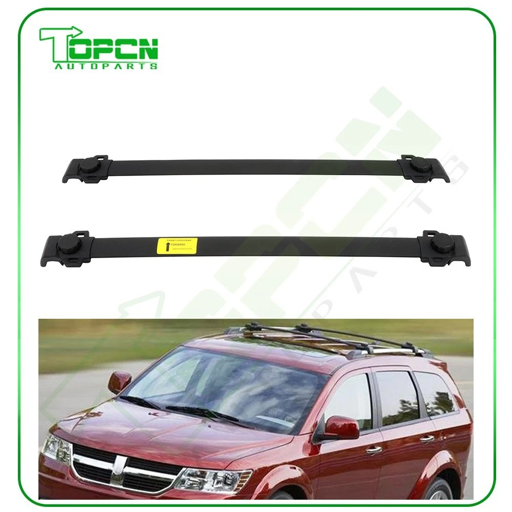For FOR 2009 2018 Dodge Journey Aluminum Roof Rack Cross Bar Top