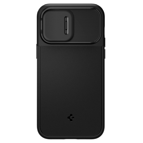 Pour iPhone 14 Pro | Coque de protection coulissante pour appareil photo Spigen Optik Armor Mag Fit - Photo 3 sur 23