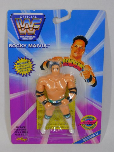 WWF ROCKY MAIVIA BEND-EMS SERIES V 5 JUSTOYS 1997...
