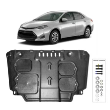 Engine Splash Shield For 14-19 Toyota Corolla Black Under Engine Guard Mudguards