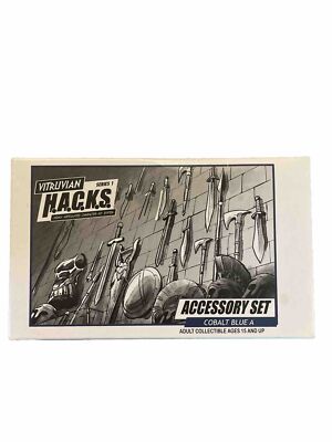 Vitruvian H.A.C.K.S. Series 1 Cobalt Blue A Accessory Set New In Box