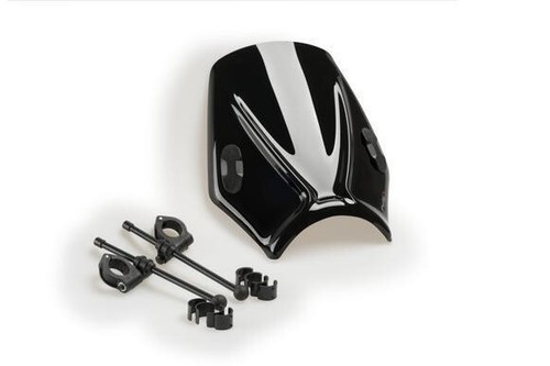 Parabrezza / Deflettore Vento Nero Per Kawasaki Z800 (2012-2016) – Trichtu Mount - Foto 5