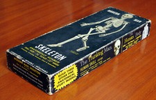 Scheletro umano vintage SKELETON modern man made in USA con scatola e depliant