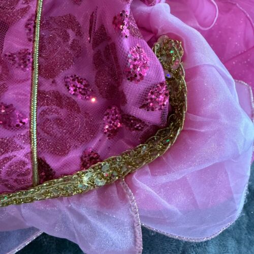 Disney Castle Collection Aurora Sleeping Beauty Princess Dress Costume Girls 5-6 - Picture 23 of 23