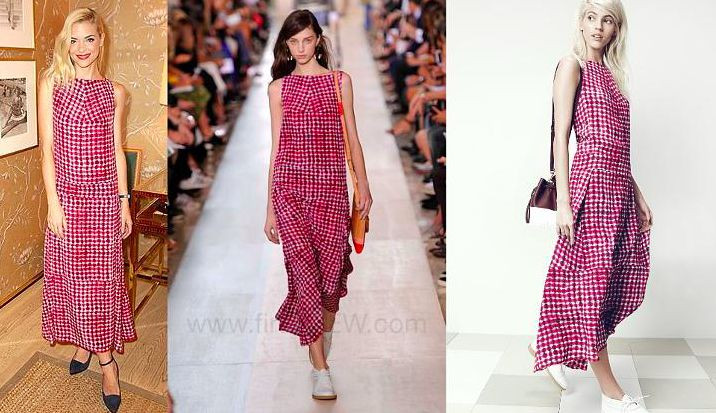 【送料関税込】Tory Burch Belted silk-trimmed wool midi dress Belted silk-trimmed wool midi dress in black - Tory Burch