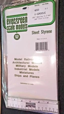 Evergreen Scale Models #4050 Styrene V GROOVE SIDING, .050" - More Below