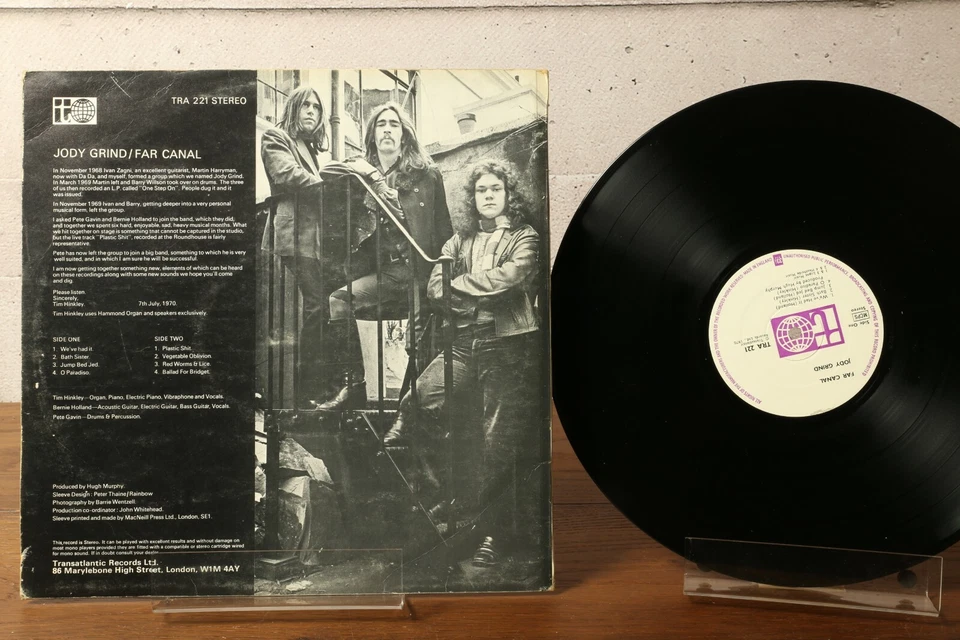 Jody Grind, FAR CANAL, Vinyl LP, Psychedelic Rock, Transatlantic TRA 221, M ! - Bild 2 von 4