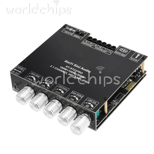 ST21PRO Bluetooth 5.2 Digital Amplifier Board 2.1 Channel 100W*2+200W Subwoofer - Picture 20 of 23