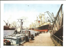 AK Hansestadt Bremen, Überseehafen mit Polizeiboot um 1970 (unbeschrieben)