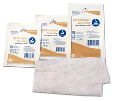 DYNAREX Oil Emulsion Gauze Wound Dressing Non-Adherent Sterile Adaptic Xeroform