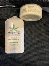HEMPZ ORIGINAL HERBAL BODY MOISTURIZER 17 OZ  HEMPZ ORIGINAL BODY BUTTER 8 OZ
