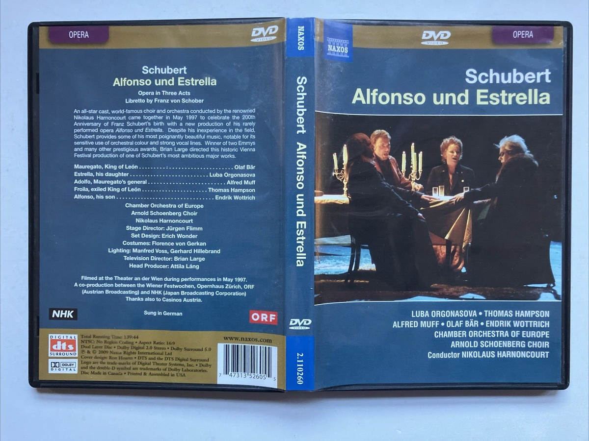 その他 Alfonso Und Estrella / [DVD] [Import] 2mvetro Schubert: Alfonso und Estrella DVD - Thomas Hampson - Like