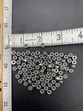 100 count 2-56 Nylon Insert Hex Lock Nuts Stainless Steel 18-8