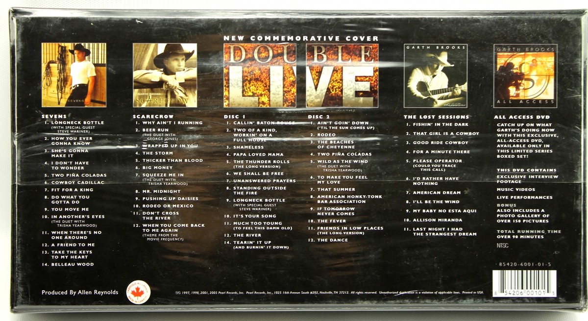 その他 Group Groove FALL08 CD&DVD Garth Brooks The Limited Series 6 Disc CD DVD Box Set Sevens