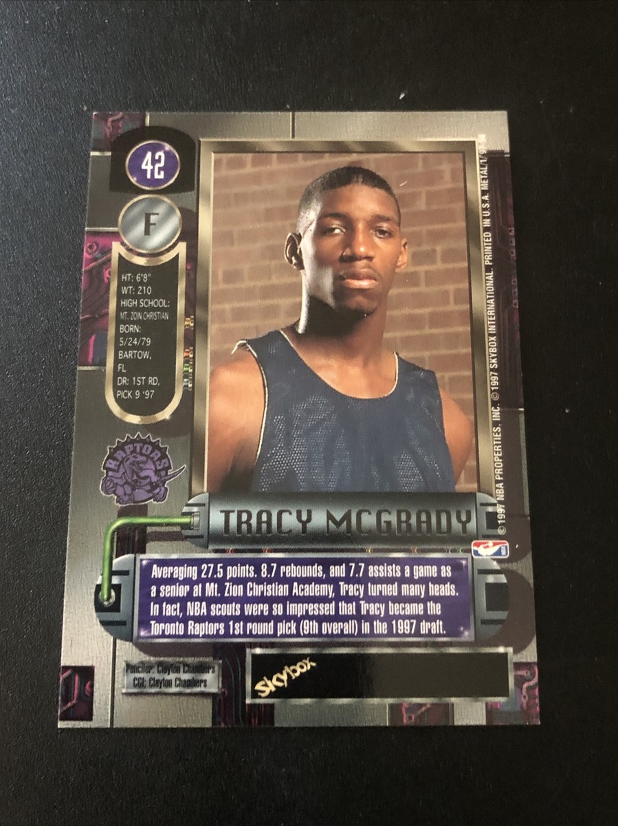 1997-98 Metal Universe Tracy McGrady Rookie #42 | eBay