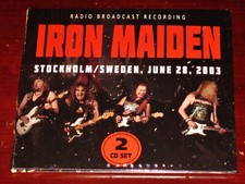 Iron Maiden: Stockholm Sweden -Live June 28, 2003 2 CD Set UK Digisleeve NEW