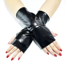 Fashion Women Short Fingerless Mittens Lady Girls Dance Sexy Half Finger Gloves