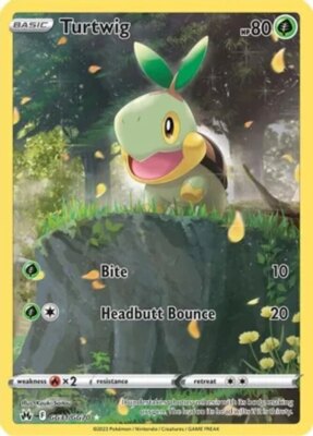 ポケモンカードゲーム T T LP Pokemon Turtwig - GG31/GG70 - Holo Rare Lightly Played Crown