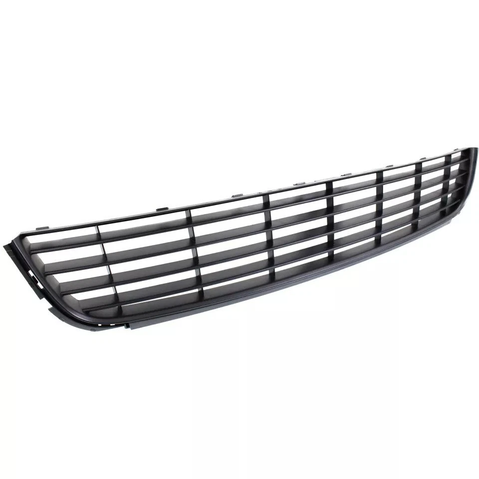 New Front Bumper Grille Textured Black Fits 2010-2014 Volkswagen Jetta & Golf Foto 3 de 4