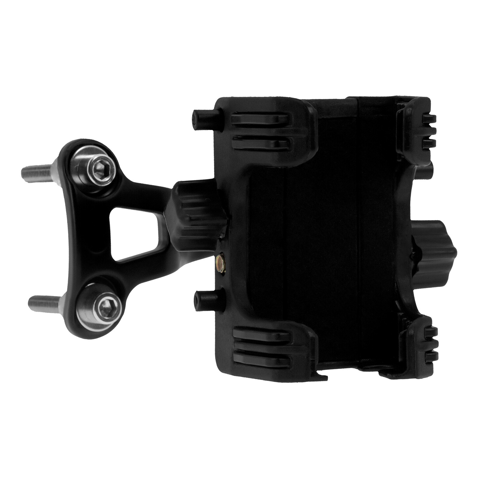 Black Motorcycle Cell Phone Holder GPS Mount Kit Bracket Fit For Harley Softail