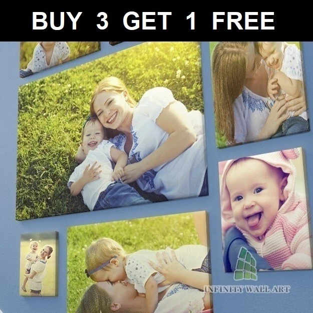 Your Photo Picture on Canvas Print A0 A1 A2 A3 A4 A5 Box Framed Ready to Hang A✔ - Image 3 of 4