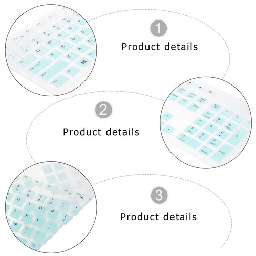 Keyboard Protector Protective Covers for Computer Keyboards Keyborad - Afbeelding 12 van 12