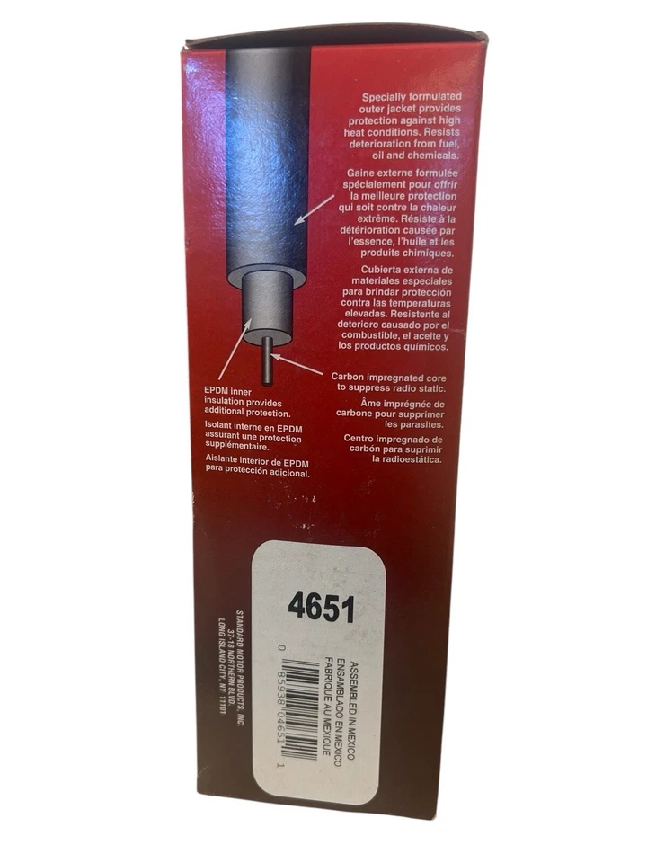 Juego de cables de bujías Federal Parts 4651 nuevo envío gratuito Foto 2 de 2