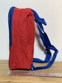 Super Mario Bros Backpack 11" Toddler Luigi Blue Red Nintendo NES Bag Small