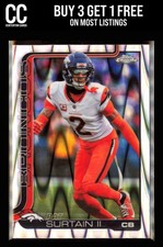 2025 Topps Chrome Football 93 Patrick Surtain II Raywave Refractor