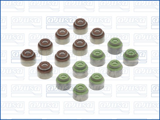Dichtungssatz, Ventilschaft FÜR Toyota, Mazda, KIA - Ajusa 57038300-image