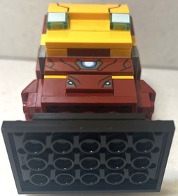 Lego Brick Headz Marvel IRON MAN 6 Building Toy 41590 BrickHeadz Box Manual 
