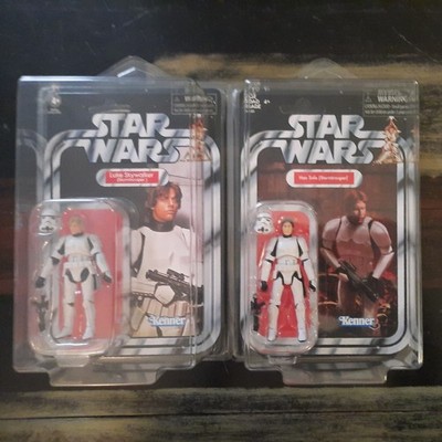 Star Wars Hasbro TVC 2er Pack Luke Skywalker & Han Solo Stormtrooper Neu Top