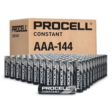 Procell Constant Aaa Long-Lasting Alkaline Batteries 144 Pack 10-Year Shelf