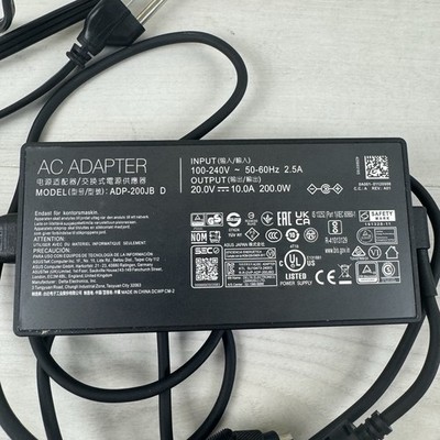 200W 20V 10A Adapter Charger for ASUS ProArt P16 PZ13 PX13 USB Tip Power Supply