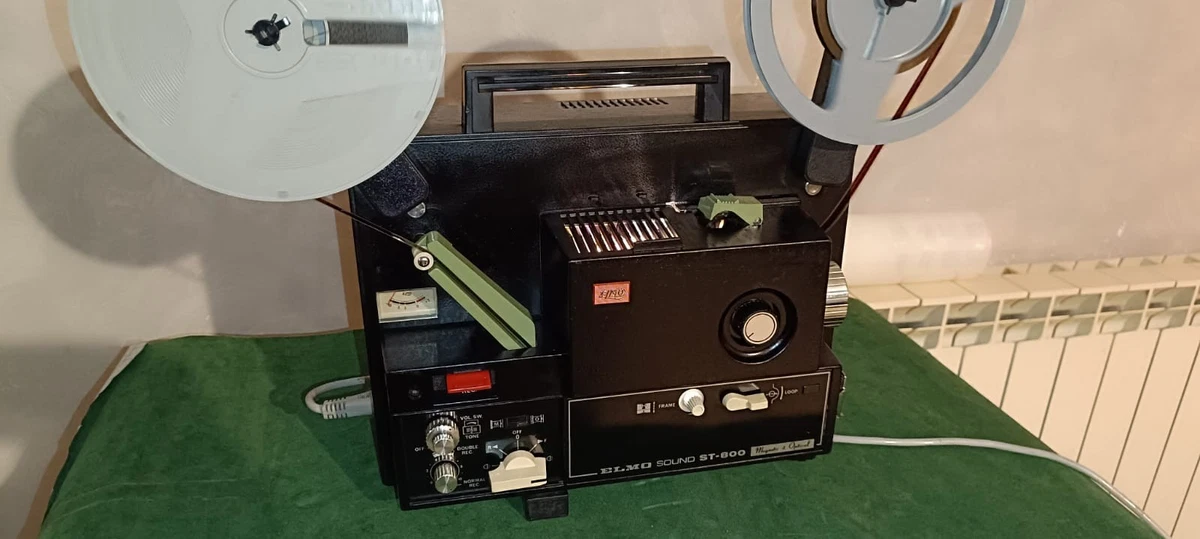ELMO Super 8 Sound Movie Projector Video Transfer Built-In 2K Full HD Camera - Foto 3