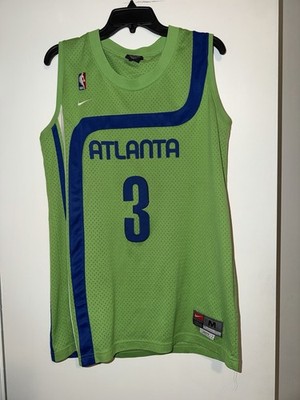 Vintage Nike Atlanta Hawks Shareef Abdur-Rahim Jersey Mens M Green NBA Swingman