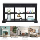 Modern Console Table w/ 3 Drawers & Shelf Hallway Table Dressing Table Furniture