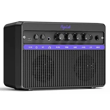 Portable Electric Guitar Amplifier, PogoLab Mini 10W Dual Speakers Bluetooth ...