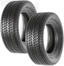eCustomrim 2-Pk ST225/75D15 DEEP TREAD Trailer Tires Bias Ply Load Range D