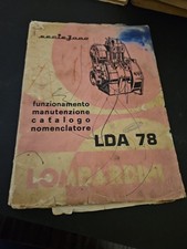 Motori Lombardini Lda 78 Serie 3000 Uso Manutenzione Parti Di Ricambio 