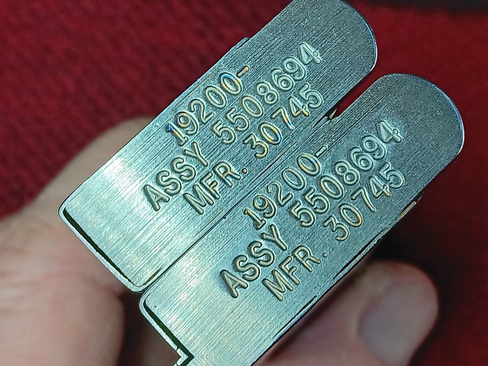 2 Original Colt 1911 USGI 45acp Stainless Magazines