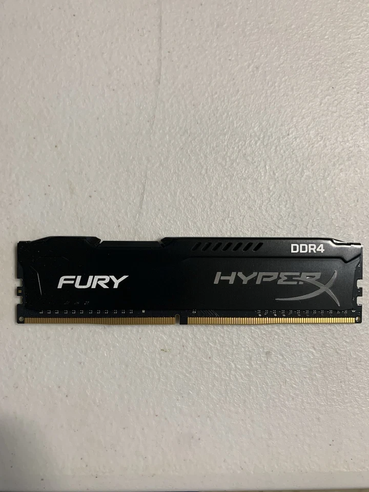HyperX Fury 8GB DDR4-2400 MHz Desktop Memory | HX424C15FB/8 | Tested - Image 2 of 3