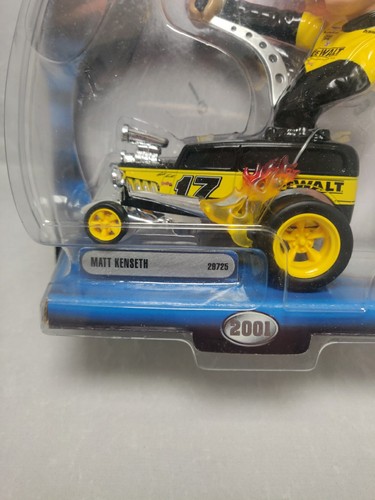 2001 Mattel Hot Wheels -Radical Rides 29725 Matt Kenseth Dewalt 17 Ford Sealed! - Picture 2 of 4