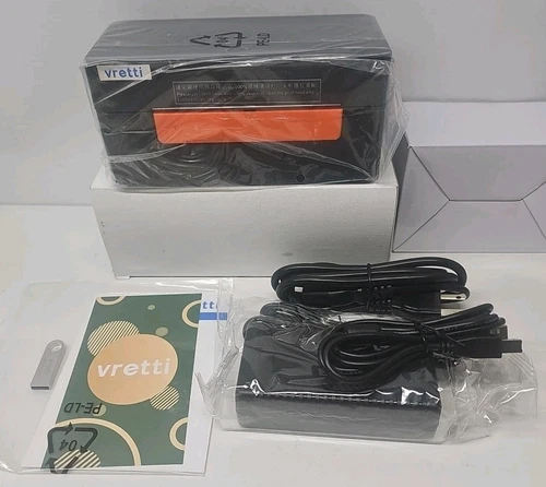 VRETTI Desktop Shipping Label Printer 4x6 Wireless Bluetooth Barcode Printer