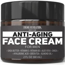 Viking Revolution Mens anti Aging Face Cream - Mens Face Moisturizer for Men wit