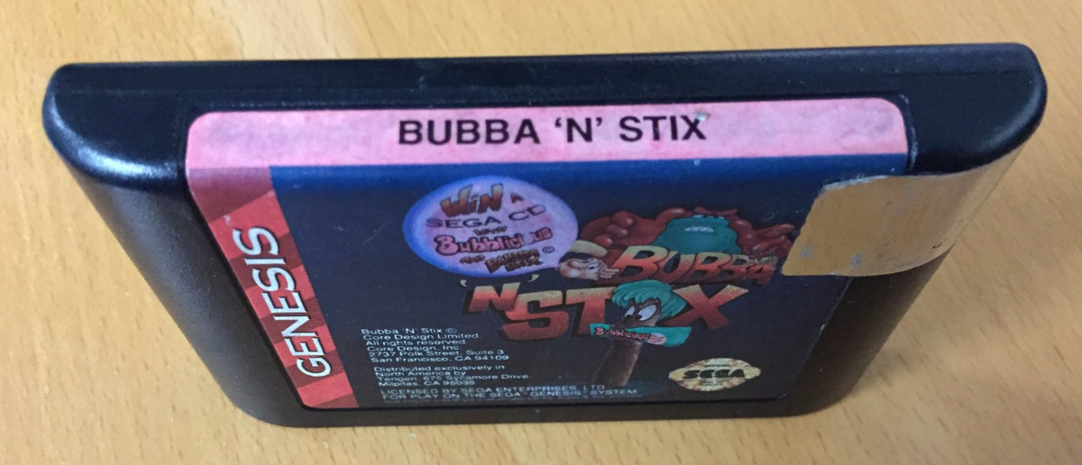 Bubba 'N' Stix (Sega Genesis, 1994) for sale online | eBay