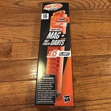 Nerf Pro Mag with 15 Half-Length Darts Magazine plus Refills for Torrent Sender