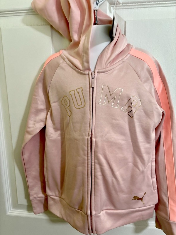 NWT Girls Pink Puma Jacket Sz 5