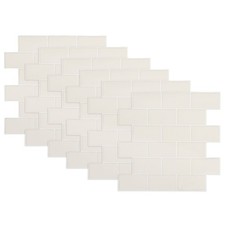 6 Pcs Peel and Stick Bathroom Tiles Wall Adhesive Flooring Sticker